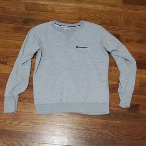 Champion Light Gray Crewneck Sweater